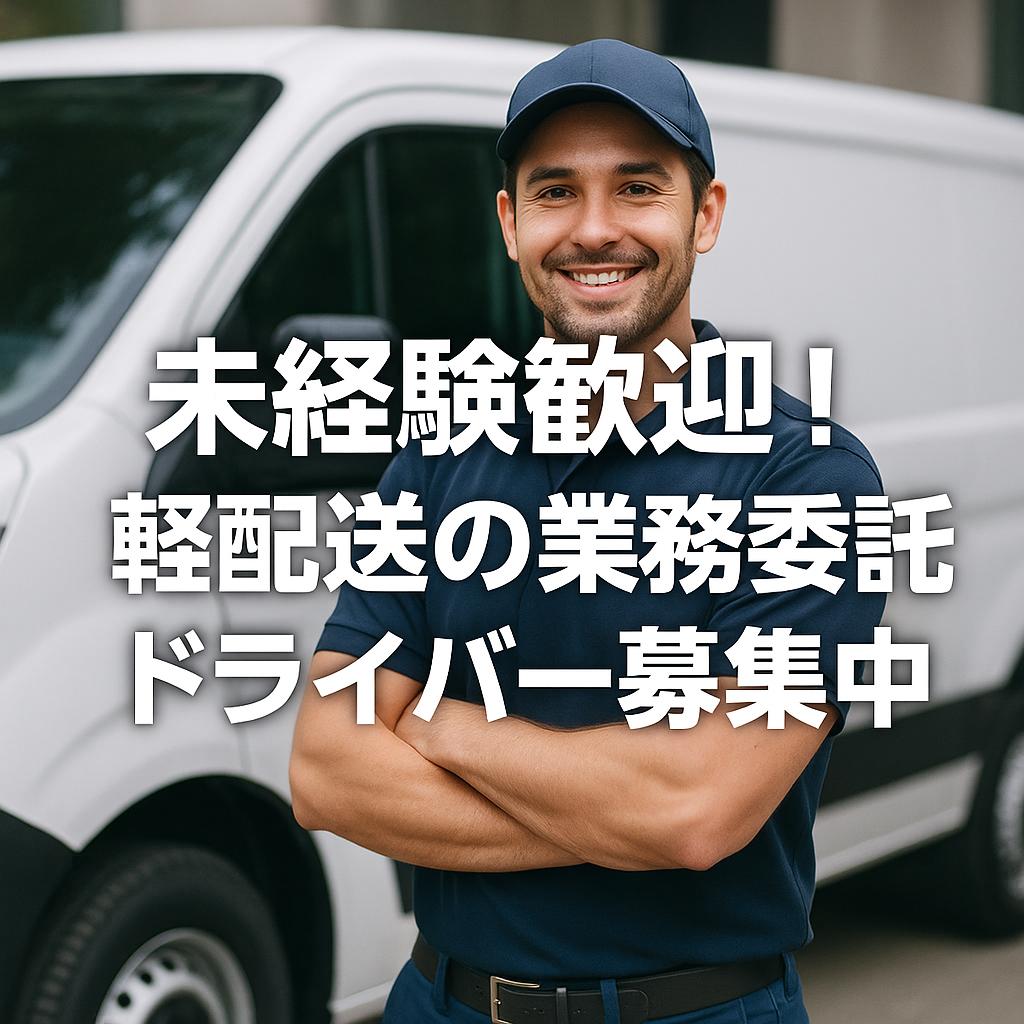 未経験歓迎!軽配送の業務委託ドライバー募集中