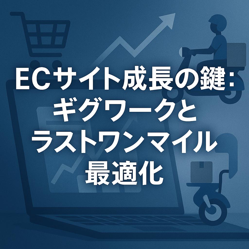 ECサイト成長の鍵：ギグワークとラストワンマイル最適化